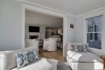 Plush loungers appoint the den